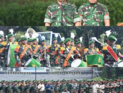 Iringan Musik Penuh Semangat Meriahkan HUT ke-74 Korps Ajudan Jenderal Angkatan Darat  