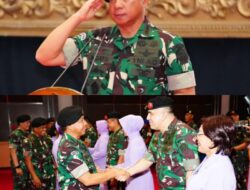 Panglima TNI Terima Laporan Korps Kenaikan Pangkat 16 Perwira Tinggi TNI