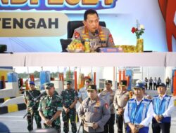 Kapolri Tinjau Gerbang Tol Prambanan Klaten, Cek Kesiapan Tol Fungsional Jelang Nataru
