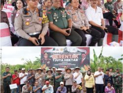 Wakapolrestabes Semarang Sama Forkompimda Hadiri Penanaman Jagung Serentak di Argo Perkebunan  Purwosari 