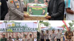 Sinergi Polri dan Petani: Polres Kendal Lakukan Penanaman Jagung Serentak di Merbuh Kendal