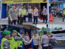 Berikan Motivasi Dan Semangat Anggota, Kapolres Brebes Kunjungi Pospam Di Jalur Selatan