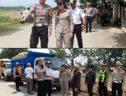 Polres Kendal bersama Komisi C DPRD dan Dishub Tertibkan Truk Muatan Galian C 