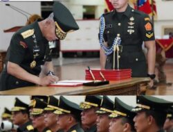 Kasum TNI Terima Laporan Korps Kenaikan Pangkat 97 Perwira Tinggi TNI dan Pimpin Sertijab Jajaran Balakpus Mabes TNI