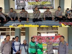 Komunitas Ojol hingga Tukang Becak Hadiri Jumat Curhat Polres Kendal
