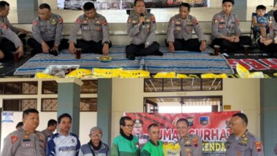 Komunitas Ojol hingga Tukang Becak Hadiri Jumat Curhat Polres Kendal