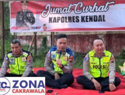 Satlantas Polres Kendal Gelar Jumat Curhat, Ojol dan Tukang Becak Curhat Masalah Lalu Lintas