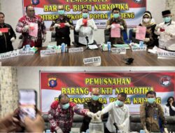 Direktorat Reserse Narkoba Polda Kalteng Berhasil Ungkap 274,6 Gram Sabu 