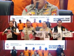 Polda Riau Tangkap Empat Debt Collector Yang Terlibat Pengrusakan dan Intimidasi