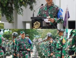 Danmentar Akmil Terima Laporan Kesiapan Latihan Pramuka Yudha Taruna Tingkat II/Sertar