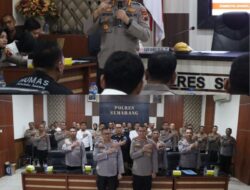 Jalin Komunikasi Positif, Kabid Humas Polda Jateng Beri Arahan Personel Polres Semarang.