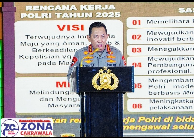 Tutup Rakernis SSDM dan Slog, Kapolri Komitmen Dukung Program Pemerintah