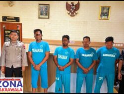 Polda Jateng Tangkap Empat Anggota Ormas GRIB JAYA Perusak Aset PT KAI di Semarang