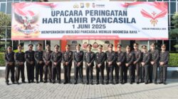 Polres Gresik Gelar Upacara Hari Lahir Pancasila, Kapolres Tekankan Penguatan Nilai Ideologi