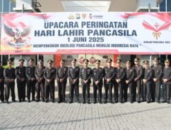 Polres Gresik Gelar Upacara Hari Lahir Pancasila, Kapolres Tekankan Penguatan Nilai Ideologi