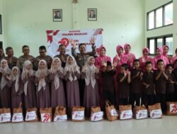 Polres Nganjuk Gelar Baksos Serentak di Panti Asuhan, Wujud Nyata Kepedulian Polri di Hari Bhayangkara ke-79