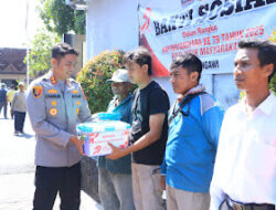 Polri Untuk Masyarakat, Polres Ngawi Bagikan 1000 Baksos di Hari Bhayangkara ke-79