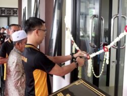 Potong Pita, Kapolres Trenggalek Resmikan Gedung Baru Bagian Logistik