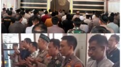 Polresta Banyuwangi Gelar Sholat Ghaib untuk Pengemudi Ojol dan Anggota Polri yang Gugur