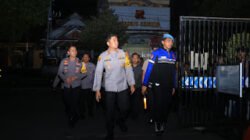 Jaga Harkamtibmas Ngawi, Kapolres Pimpin Apel Siaga dan Patroli Skala Besar