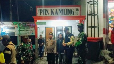 Giat Rutin Patroli Gabungan Polsek Prigen Gandeng TNI, Satpol PP, dan Linmas  Wujudkan Situasi Aman Kondusif