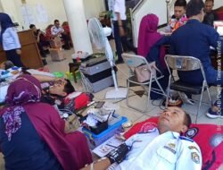 Sambut HUT Hari Perhubungan Nasional ke-59 Dishub dan PMI Kendal Gelar Donor Darah
