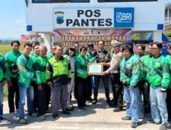 Satlantas Polres Kendal Gelar Silaturahmi dengan Komunitas Grab Kendal