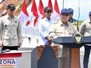 Presiden Prabowo Resmikan Jembatan Kabanaran dan 4 Proyek Infrastruktur Konektivitas Lainnya