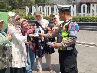 Satlantas Polres Klaten Laksanakan kegiatan Sosialisasi dalam Rangka Ops Zebra Candi 2025