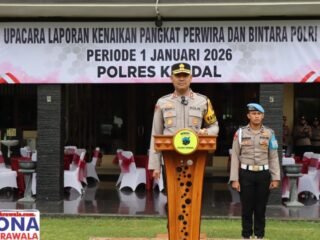 Puluhan Personel Polres Kendal Naik Pangkat, Kapolres Tekankan Profesionalisme