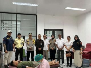 HUT Satpam, Ditbinmas Polda Bali Gelar Donor Darah