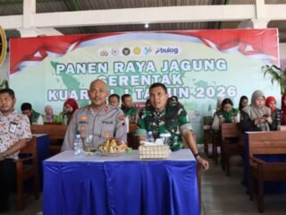 Kapolres Kendal Hadiri Panen Raya Jagung, Dukung Ketahanan Pangan Nasional