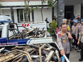 Polrestabes Surabaya Tangkap 1.412 Tersangka Curanmor dan Narkoba Sepanjang 2025