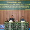 Pangdam IV/Diponegoro Pimpin Sidang Sub Panpus Penerimaan Caba PK TNI AD Gel. I TA 2026