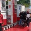 Pastikan Stok Melimpah Jelang Mudik, Kapolsek Sukomanunggal Sidak SPBU Simo Pomahan