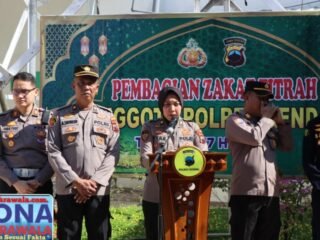 Polres Kendal Salurkan 2,62 Ton Zakat Fitrah kepada Warga dan Yayasan Sosial