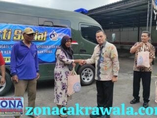 Lapas Pati Salurkan Bantuan Sembako kepada Masyarakat dalam Rangka HBP Ke-62