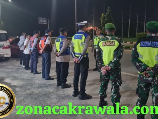 Jamin Kelancaran Mudik 2026, Ipda Agus Effendi Pimpin Apel Kesiapan Personil di Exit Tol Weleri