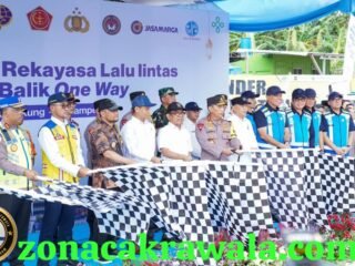One Way Nasional Dari KM 414 GT Kalikangkung – KM 70 Cikampek Diberlakukan, Kapolri Imbau Pemudik Utamakan Keselamatan