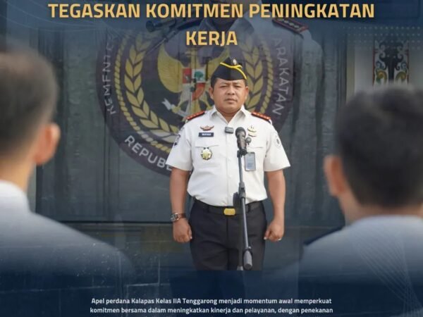 Apel Perdana, Kalapas Kelas IIA Tenggarong Perkenalkan Diri dan Tegaskan Komitmen Integritas serta Ketahanan Pangan