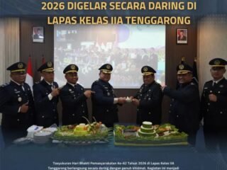 Tasyukuran HBP ke-62, Lapas Kelas IIA Tenggarong Gelar Kegiatan Secara Daring