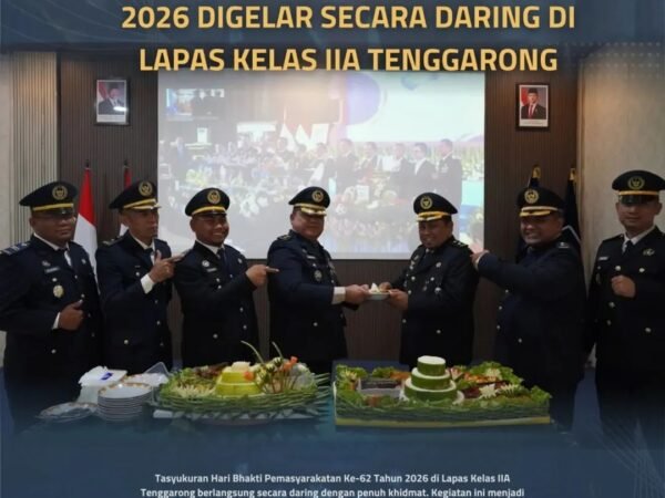 Tasyukuran HBP ke-62, Lapas Kelas IIA Tenggarong Gelar Kegiatan Secara Daring