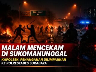 Malam Mencekam di Sukomanunggal, Kapolsek: Penanganan Dilimpahkan ke Polrestabes Surabaya