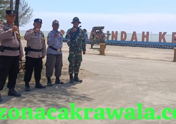 Sinergitas TNI-Polri Jaga Konduktivitas Obyek Wisata Pantai Indah Kemangi Kendal