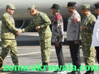 Pangdam IV/Diponegoro Dampingi Menhan dan Panglima TNI Tinjau Latihan Operasi Laut Gabungan 2026
