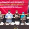Perkuat Sinergitas, Polsek Sukomanunggal Hadiri Pemusnahan Barang Bukti Inkracht di Kejari Surabaya