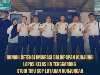 Rudenim Balikpapan Studi Tiru SOP Layanan Kunjungan di Lapas Tenggarong