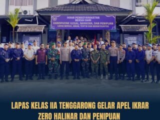 Lapas Kelas IIA Tenggarong Gelar Apel Ikrar Zero Halinar dan Penipuan, Perkuat Komitmen Pemasyarakatan Bersih