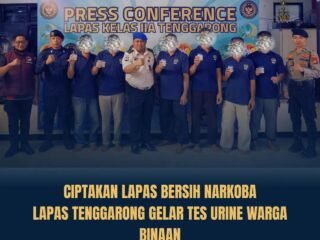 Dukung Program Zero Halinar, Lapas Kelas IIA Tenggarong Gelar Tes Urine Acak bagi WBP