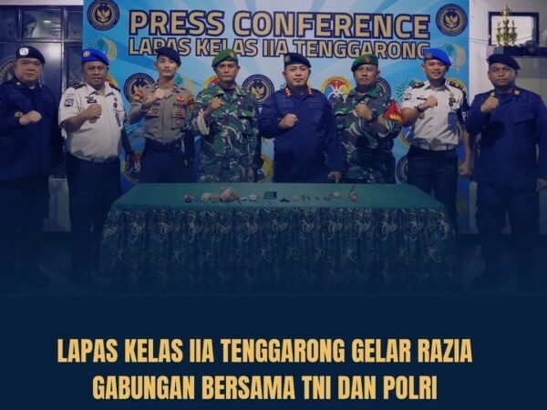 Dipimpin I Wayan Nurasta Wibawa, Razia Gabungan di Lapas Tenggarong Perkuat Keamanan